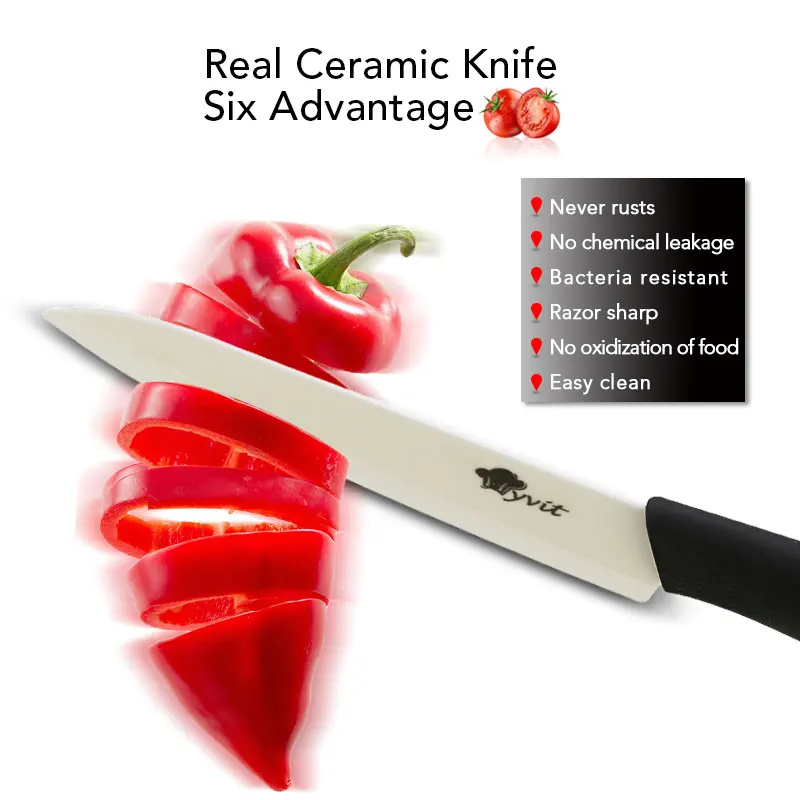 Ceramic Knives Set Kitchen Knives with Stand 3\