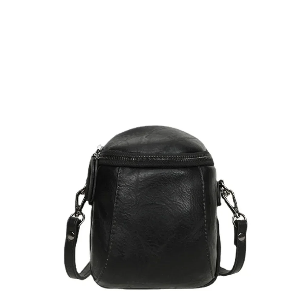 Trendy Small Shoulder Purse PU Leather Crossbody Phone Bag for Women with Strap Compact Cell Phone Wallet Holder Soft Handbag