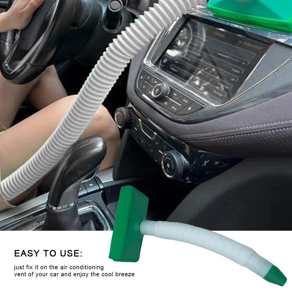 คูลเลอร์ติดช่องแอร์รถยนต์สำหรับผู้ชายบอลทำความเย็นอัญมณีสายยางระบายอากาศสำหรับรถยนต์ฤดูร้อน12.6-33.7นิ้ว