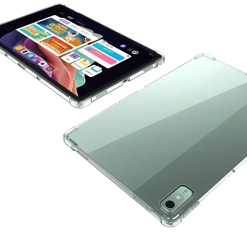 Para lenovo tab p11 2a geração 2023 airbag tpu caso para xiaoxin pad 10.6 2022 p11 plus 11 "p11 pro 11.5 11.2 claro macio tpu capa