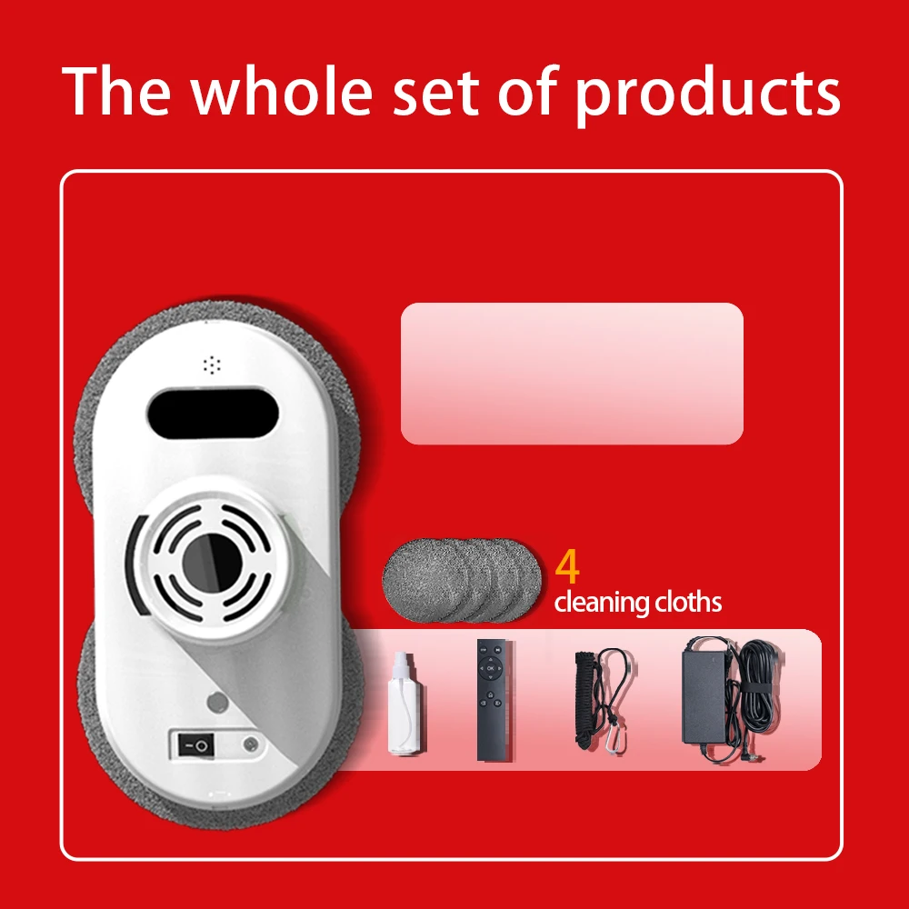 3 Year Warranty Smart Automatic Window Cleaner Robot Cleaning Glass Wash Remote Control