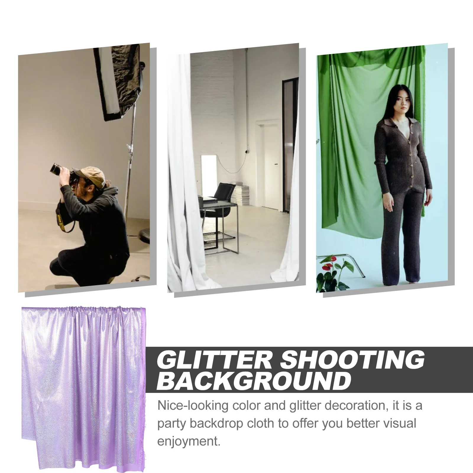 

Glitter Party Backdrop Shiny Sequins Background For Wedding Photo Studio Decoration Hanging Cloth Celebration Event Prop