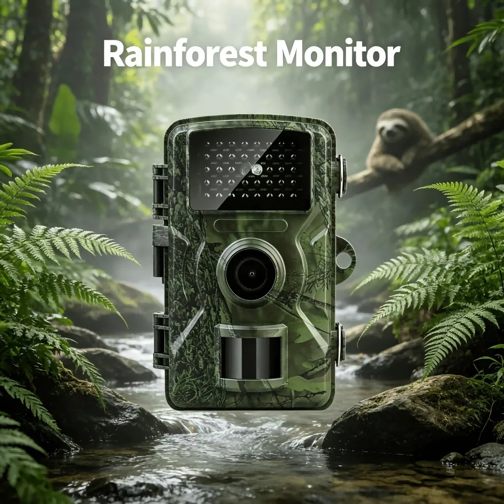 Trail Camera Infrared Night Vision  2.0inch TFT Display 1920x1080P HD IP66 Waterproof for Outdoor Wildlife Hunting