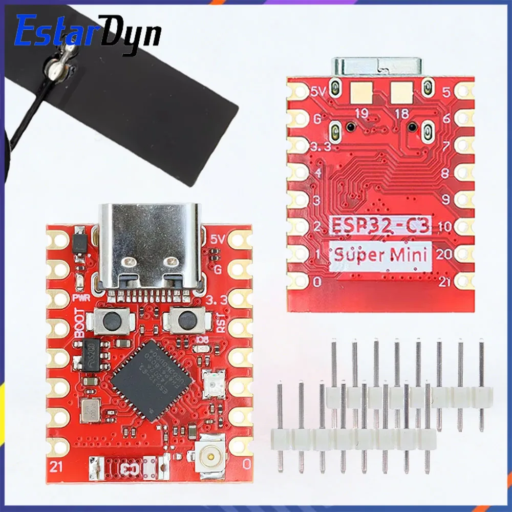1/2PCS ESP32-C3 SuperMini Plus Development Board WiFi Bluetooth ESP32 C3 Super mini V2.0 Red Board