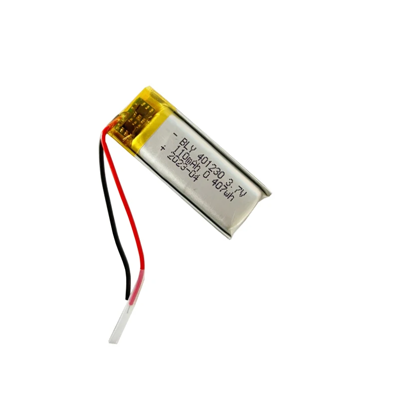 401230 3.7v 110mah Li Polymer Battery Charger For Mp4 Mp3 Gps Smart Bracelet Watch Bluetooth Earphone Headset Handheld Fan