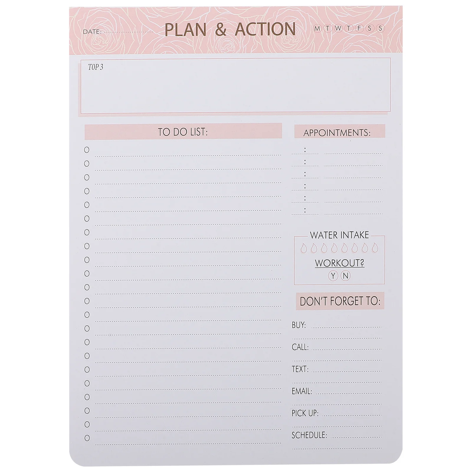 

Household Memo Pad 80 Sheets Smooth Writing Notepad For Daily Planner To Do List Portable Multi-Function Note Pads