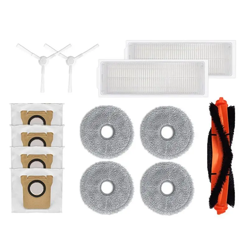 

A67P-For Mijia M30 Pro Vacuum Replacement Parts Roller Side Brush Hepa Filter Mop Cloth Dust Bag Accessories