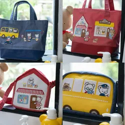 Bolso de bebé con pegatinas de dibujos animados para niños y niñas, bolsa de mamá