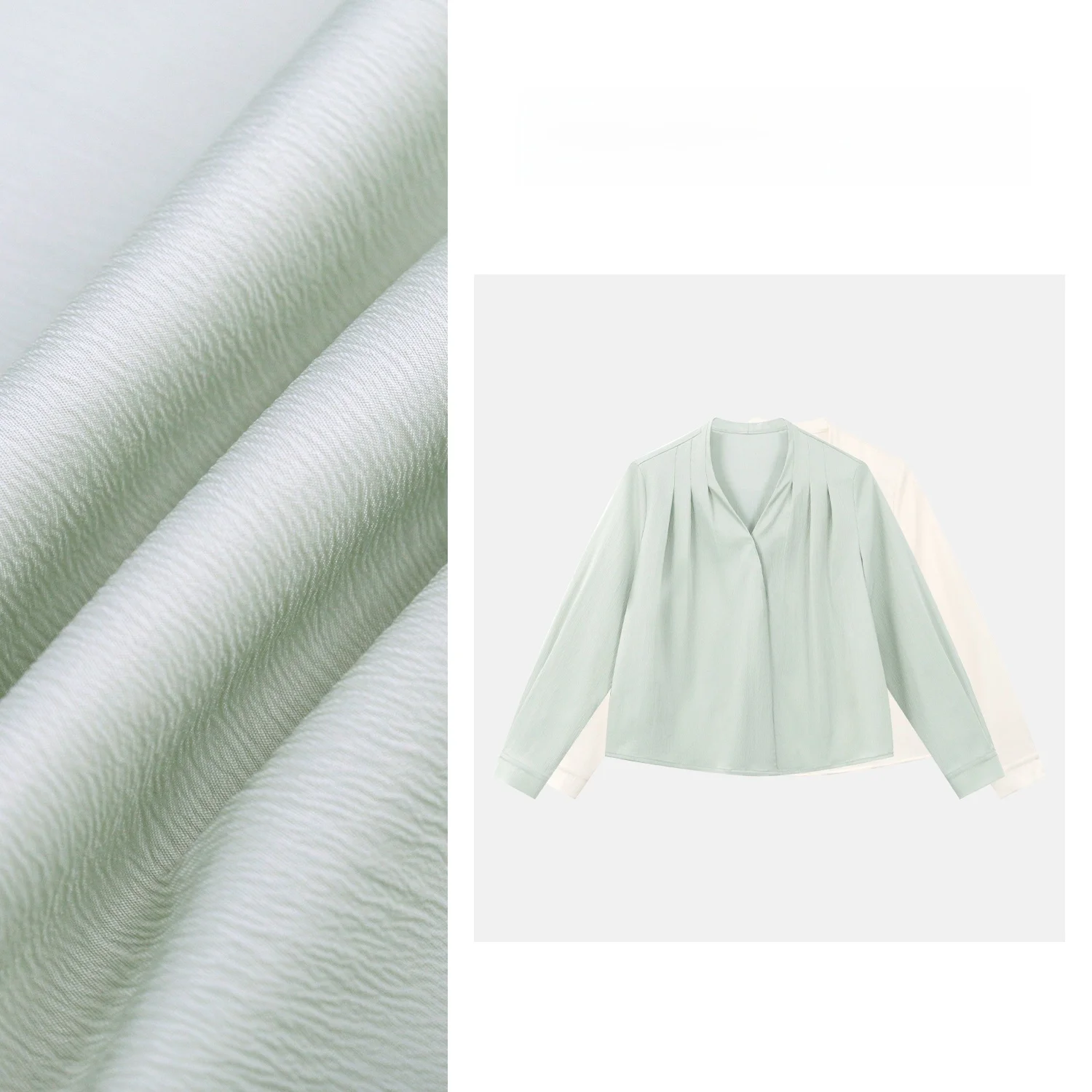 

Элегантная весенняя женская рубашка свободного кроя с длинным рукавом и V-образным вырезом из смесового полиэстера, стройнящий топ, модный и стильный женский образ