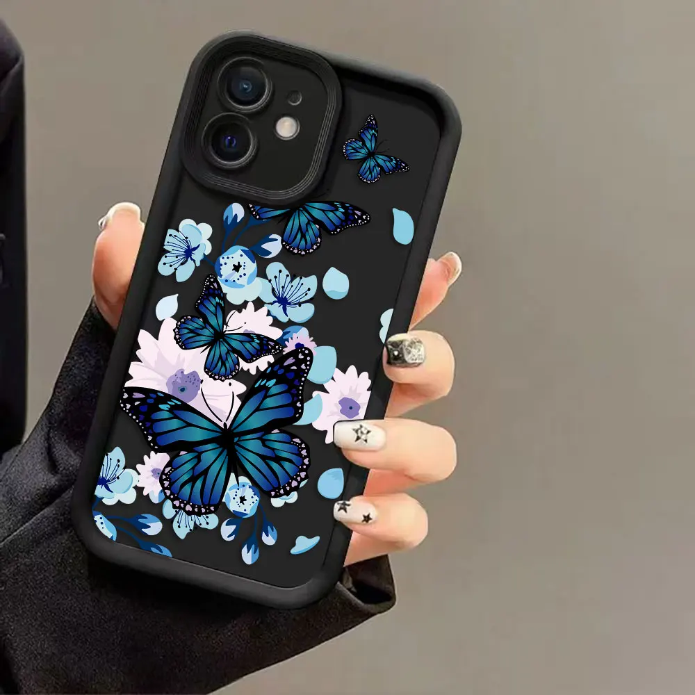 Bella Retro Farfalla Cassa Del Telefono Per MOTO G9 G22 G24 G30 G32 G52 G53 G54 G60 G75 G84 G85 E22 E32 E40 EDGE 40 50 60E TPU caso