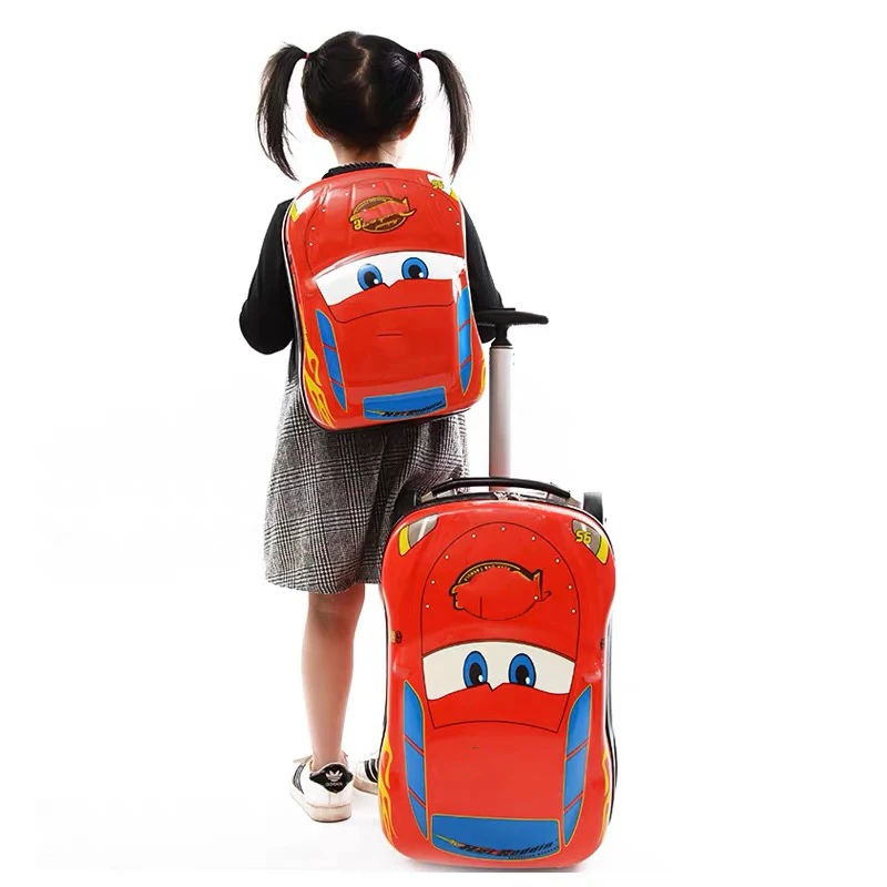 3D Car Kids Travel Luggage on wheels Suitcase Children cartoon Travel Trolley Suitcase for boys suitcase kids Rolling luggage