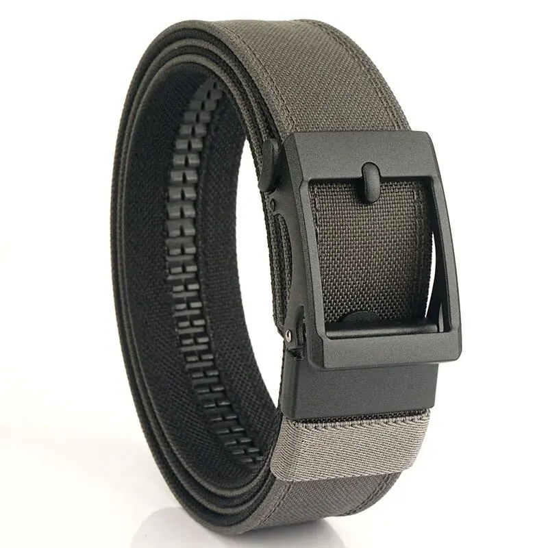 1pc Men's Belt Outdoor Multi Function Alloy Buckle Tactical Belt Canvas For Nylon Belt Training Quick Hanging Belts Neutral Belt