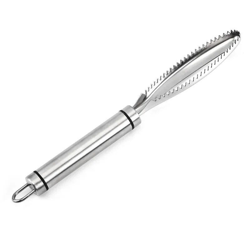 304 Stainless Steel Kitchen Small Tool Hand-held Fish Scale Scraper Brush Kitchen Gadgets
