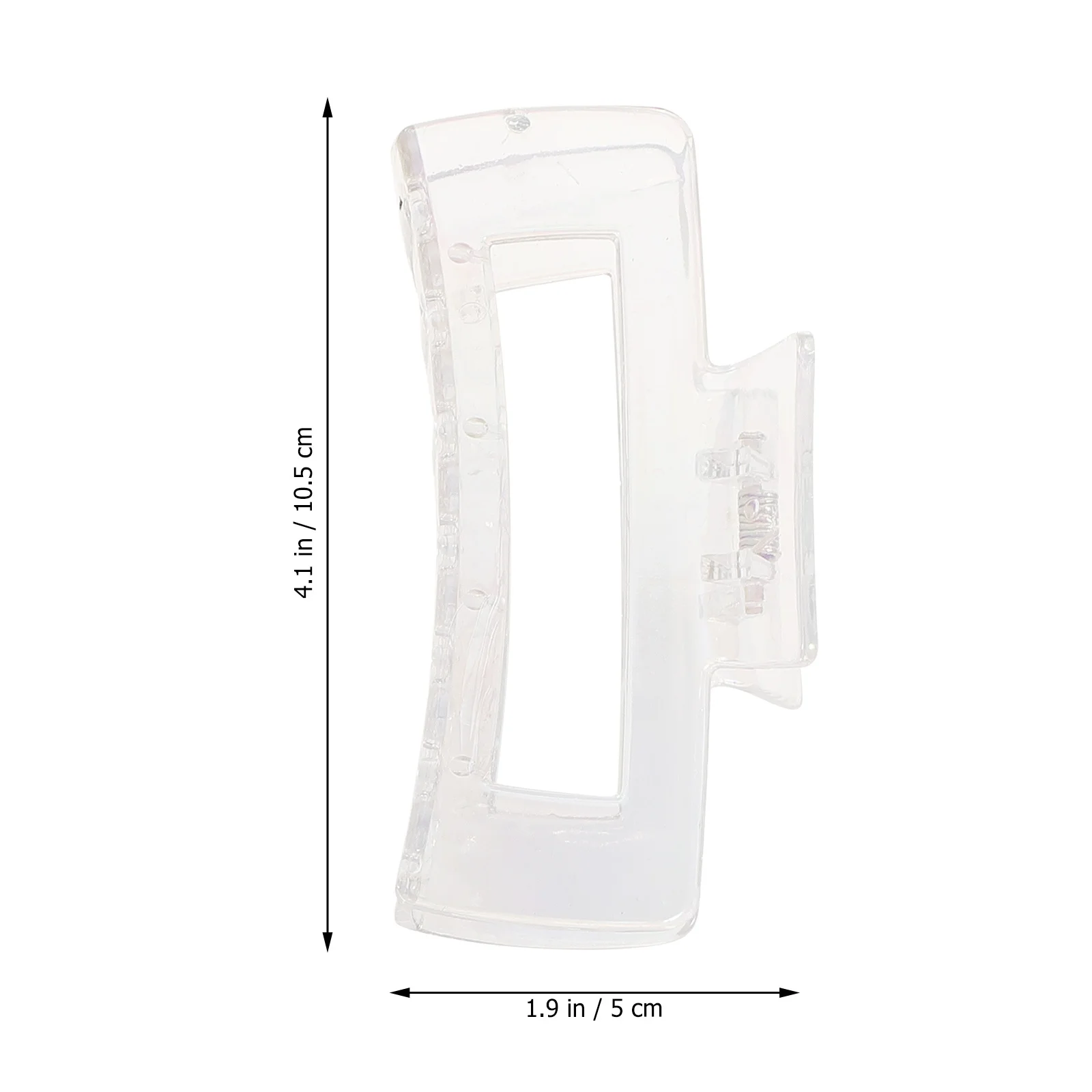 

6Pcs Hair Claw Clips Transparent Clear Strong Hold Large Claw Clips for Thick Thin Curly Straight Hair Styling