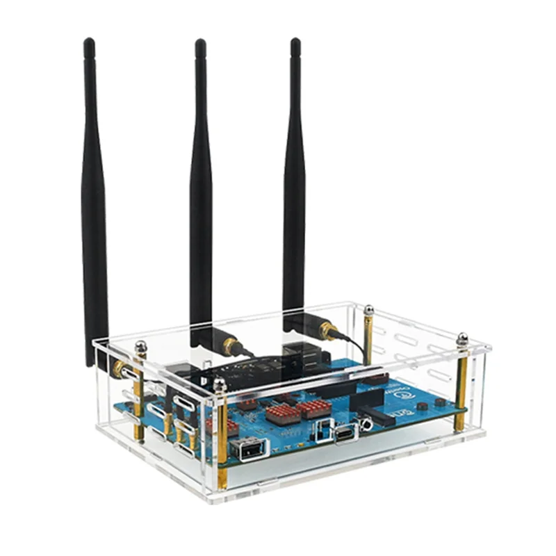 

A99E-для Banana Pi Openwrt One защитный чехол Forbanana Pi Openwrt One акриловый чехол может быть доступна внешняя антенна