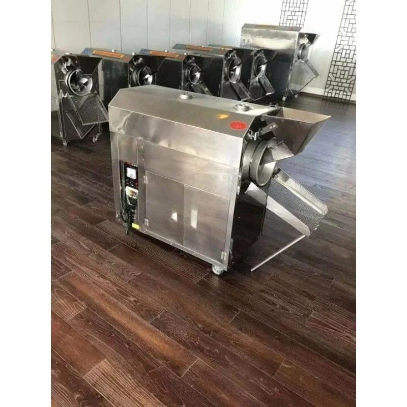 Electric Heating Stainless Steel Coffee Bean Roaster for Coffee Shops & Bakeries 4-7.5kg Capacity 5.5KW 220V