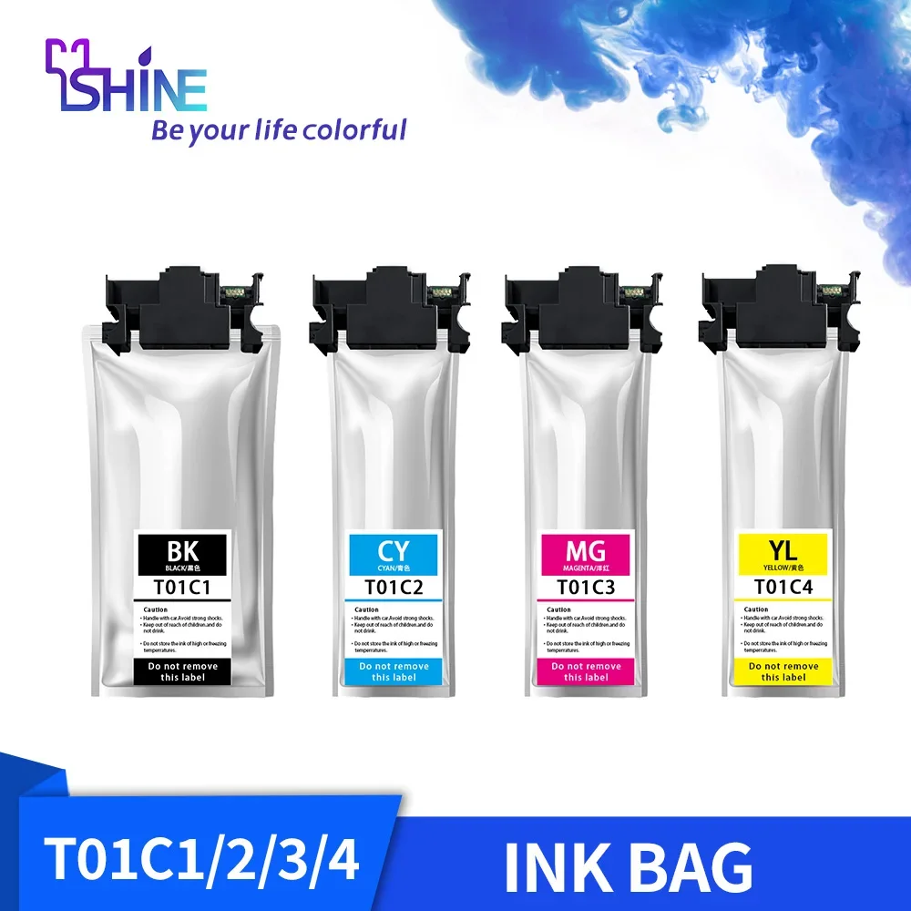 

T01C1 T01C2 T01C T01D1 T01D C13T01D100 Premium Color Compatible Ink Bag Cartridge for Epson WorkForce Pro WF-C529R