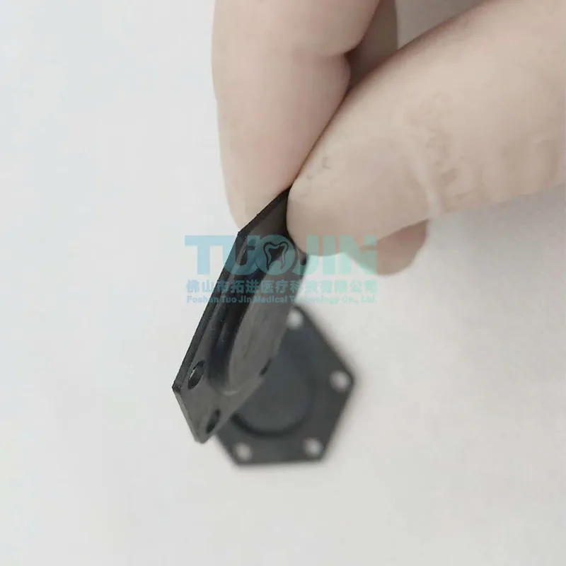 5pcs Dental Hexagonal Regulating Valve Diaphragms, Used For Water Control In Dental Chair Units And Dental Laboratory