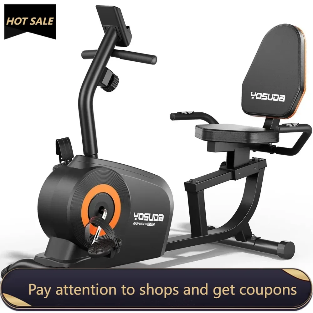 

Recumbent Exercise Bike for Adults Seniors with Quick Adjust Seat, 350LB Capacity & 16-level Resistance