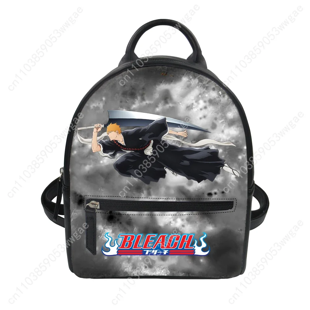 Bleach Backpack Purse Womens Schoolbag Customized Double Shoulder Bag High Quality Fashion Mini Daypack Leather Travel Bag Gift