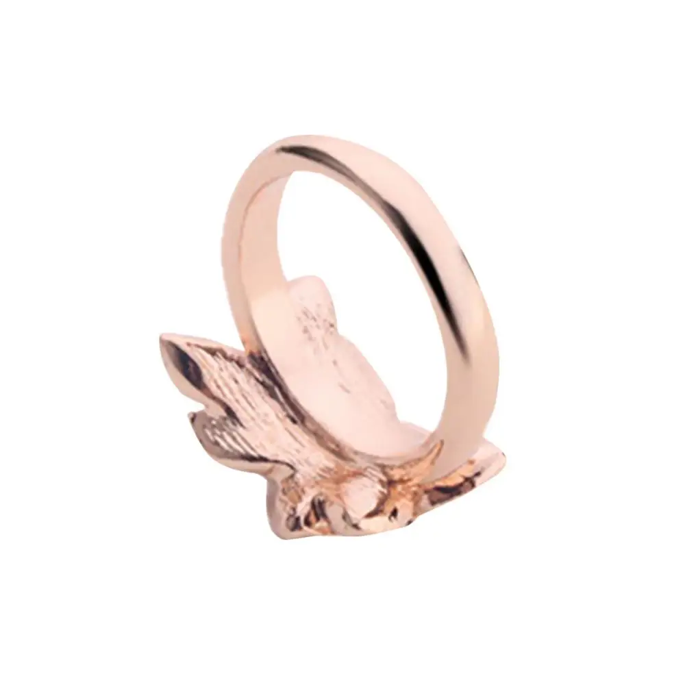 Fashion Jewelry Women Ring Flower Pattern Alloy Charming Ring Fashion Women\'s Ring Weddding Party Gift