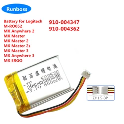 3.7V 600mAh Mouse Battery for Logitech MX Master 2,Master 3,Master 2s,ERGO,Master 3S,Anywhere 3/3S,MR0083 M905, G502 X