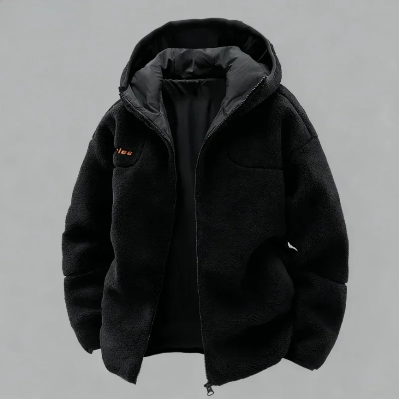 

Autumn and Winter New Lamb Wool Men's Versatile, Stylish, Comfortable, High-quality,Casual and Fashionable Cotton Jacket for Men