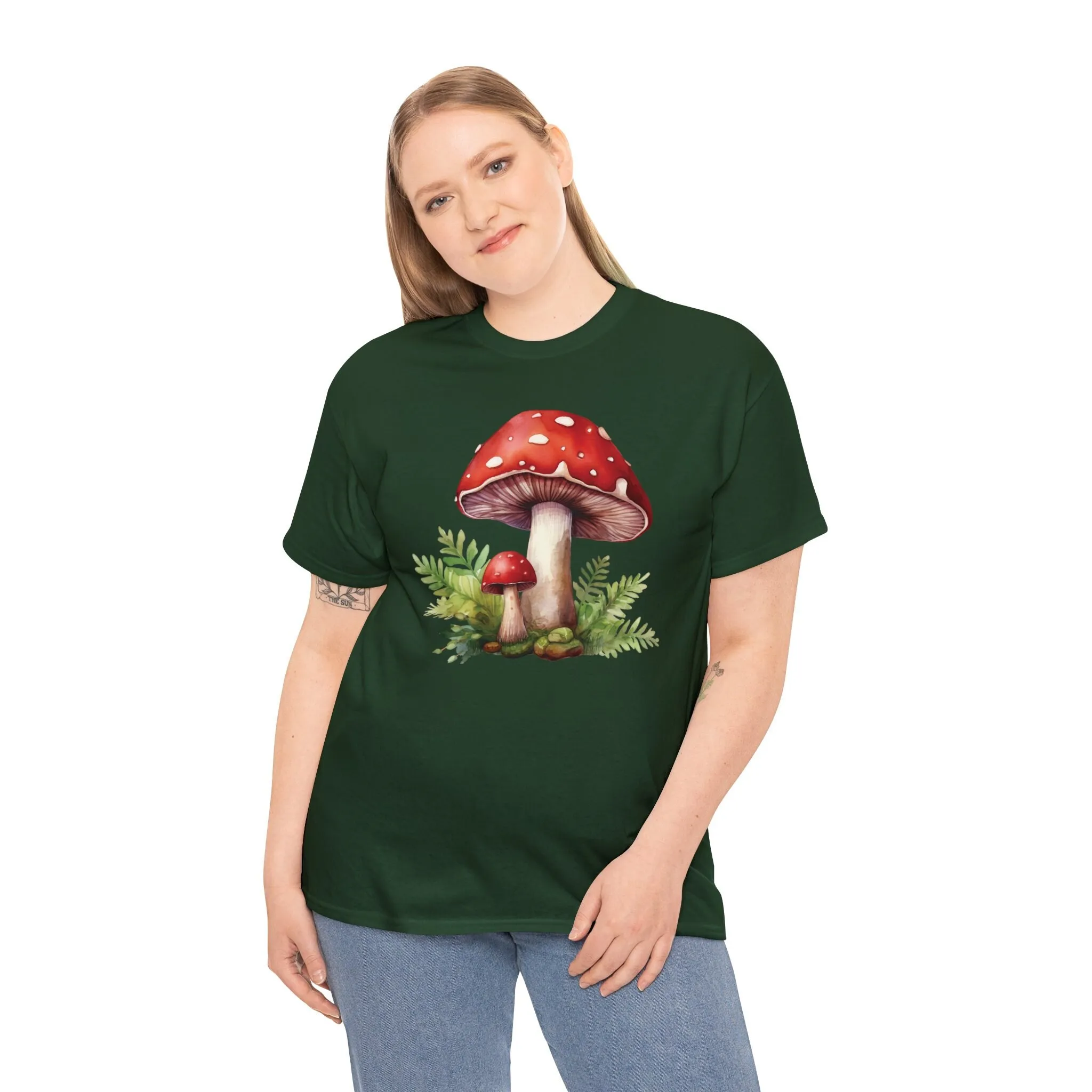 

Trendy Mushroom T Shirt Varied Colors Sizes Popular gift Nature loving