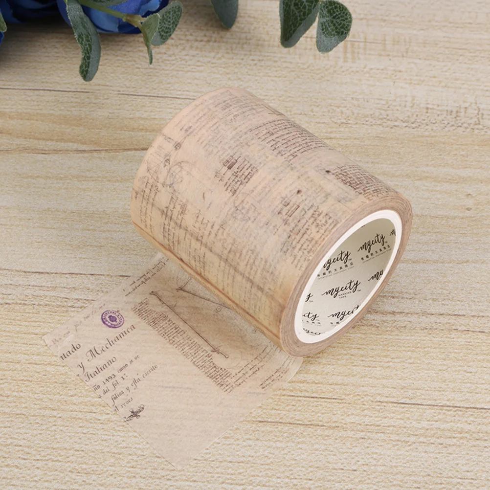 2 لفات على الطراز القوطي اشي الشريط ذاتية اللصق ورقة كرافت الشريط لسكرابوكينغ DIY بها بنفسك المجلات الزخرفية وتغليف الهدايا #5