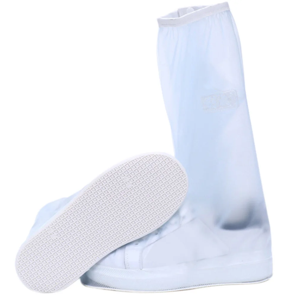 

Waterproof Rain Shoe Cover L Reusable PVC Boot Protector Slip Resistant Foldable Easy on Off Zipper Shoes Cover for Outdoor