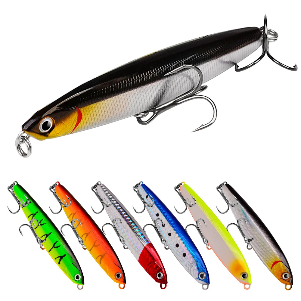 Pencil Sinking Fishing Lure Weights 10-24g Bass Fishing Tackle Lures Fishing Accessories Saltwater Lures Fish Bait Trolling Lure