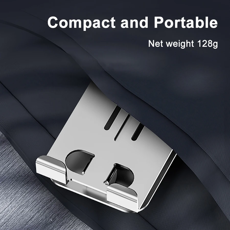 360 ° Supporto per telefono regolabile Supporto per telefono pieghevole per smartphone e tablet Base antiscivolo Accessori per ufficio portatili