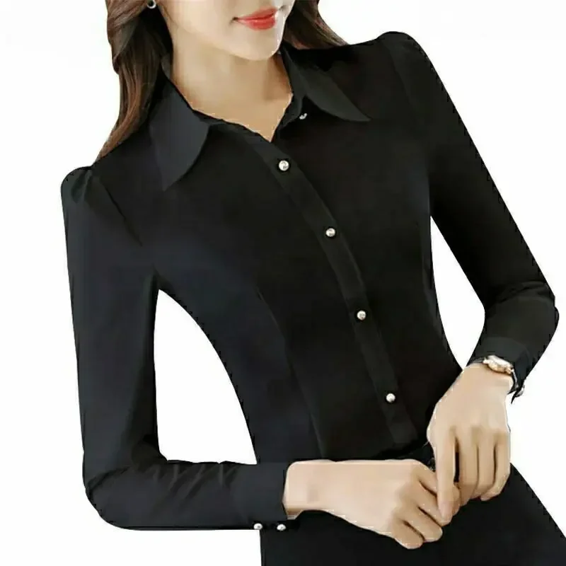 

5 Colors Blouse Shirt Women's Long-Sleeved Casual Work Wear Ol Shirt Women Blusas Ropa De Mujer