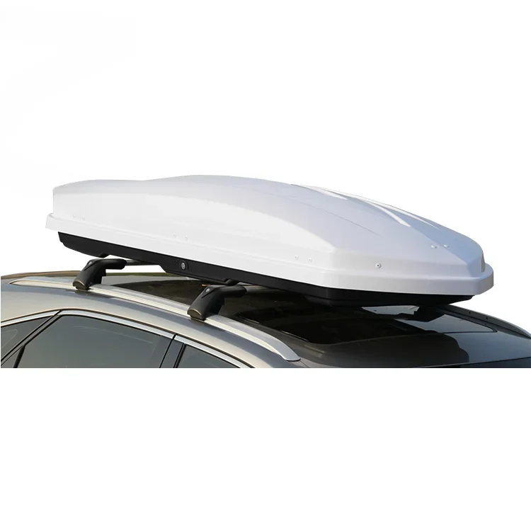 L Large Capacity Car Luggage Roof Box ABS Plastic Roof Cargo Box For Car