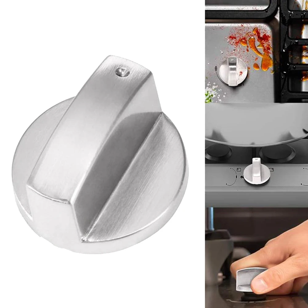 Perillas de estufa de Gas de 6mm, pomos de Metal de repuesto para cocina de piezas, accesorios para horno de Gas de cocina, 6mm
