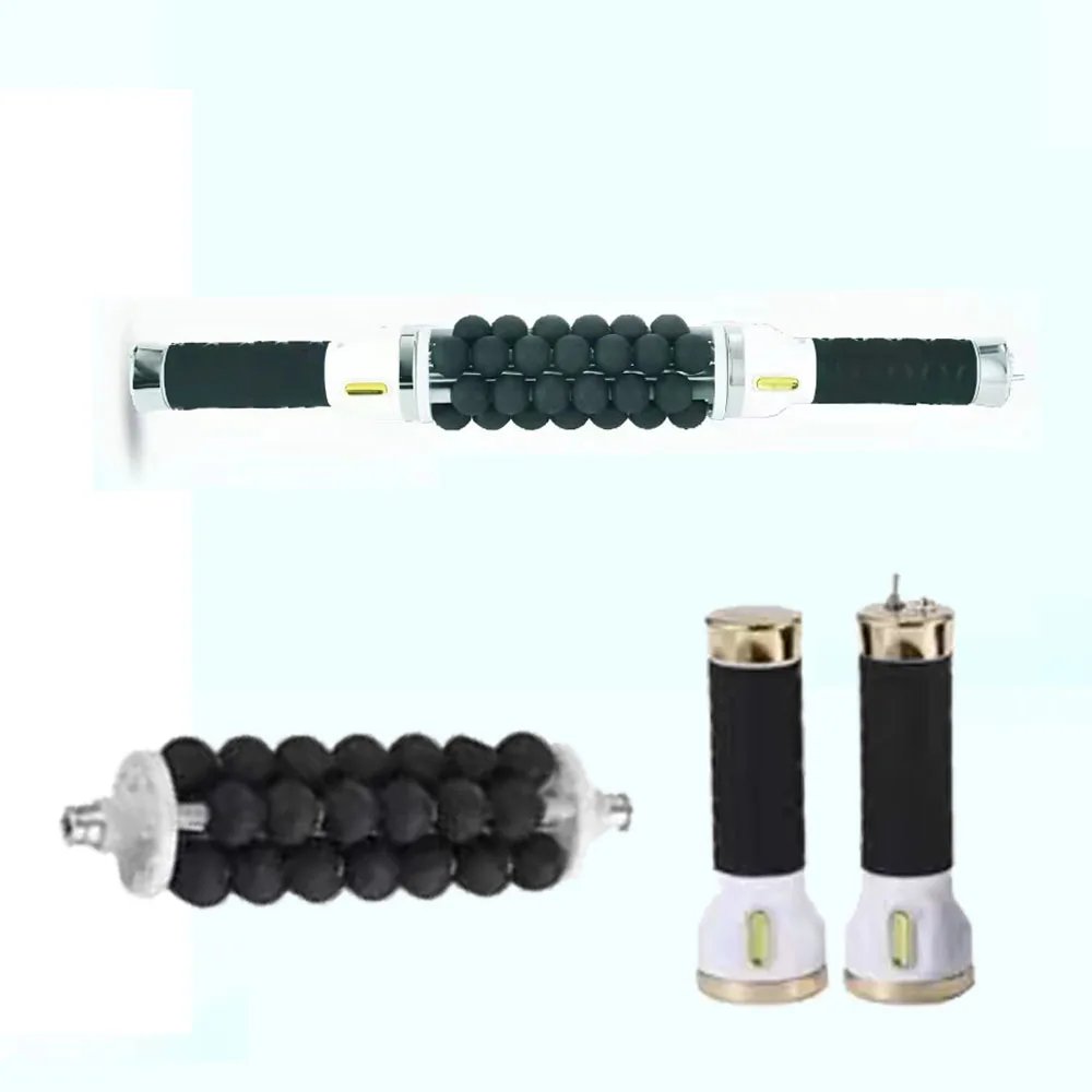 Lymphatic Drainage Massager, Anti-Cellulite Firming Roller, 360 Body Sculpting, Handheld Wireless, Silicone Inner Ball