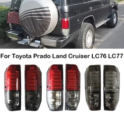 Car Rear LED Tail Light Brake Lamp With Bulbs For Toyota Prado Land Cruiser LC76 LC77 4500 LJ77 RJ77 FZJ76 GRJ76 Only For 5 Door