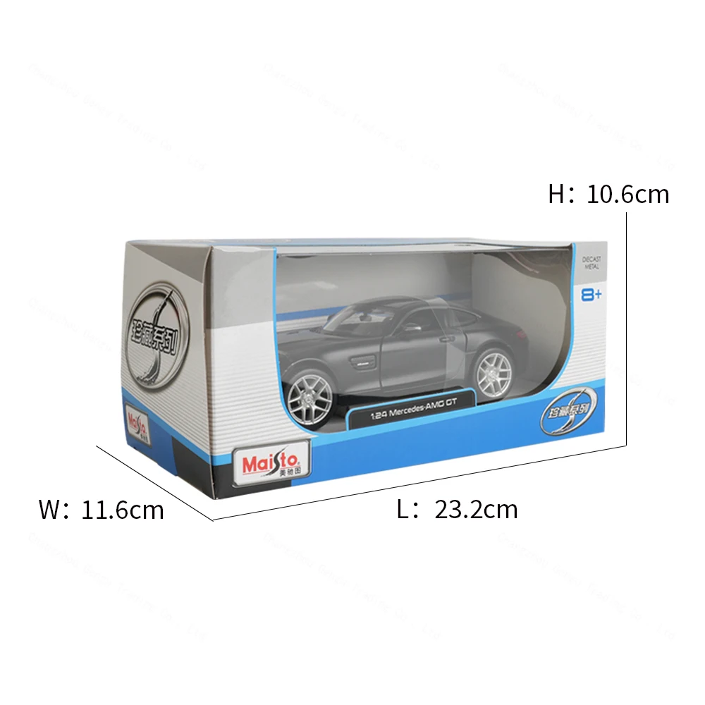 

Maisto 1:24 Mercedes AMG GT Sports Car Static Die Cast Vehicles Collectible Model Car Toys
