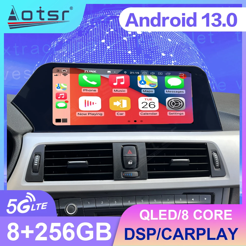 

Wireless Apple CarPlay Android 13.0 Auto Car Multimedia For BMW 3 Series F30 2013-2017 CCC CIC Radio GPS 4G Car Radio