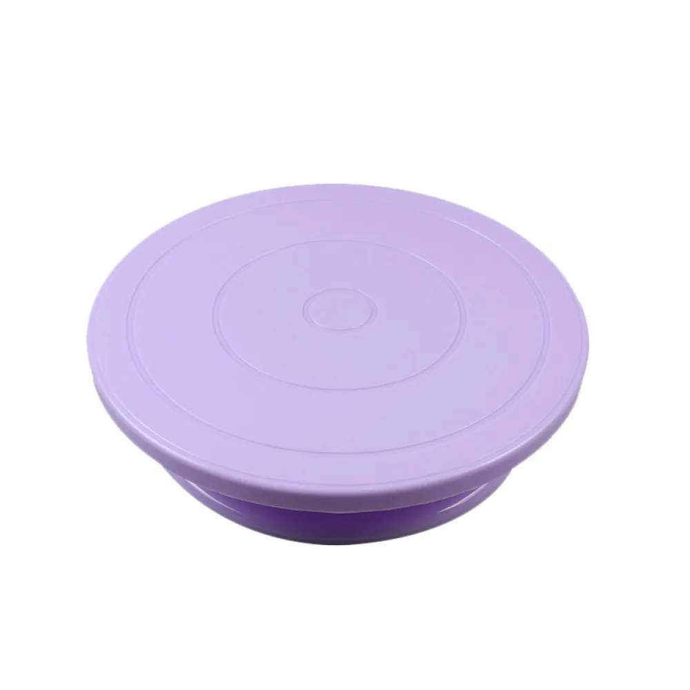 Kitchen Baking Cake Turntable For Decorating Tool Plastic Rotating Stand Smooth Revolving Platform Pastry Craft Supplies