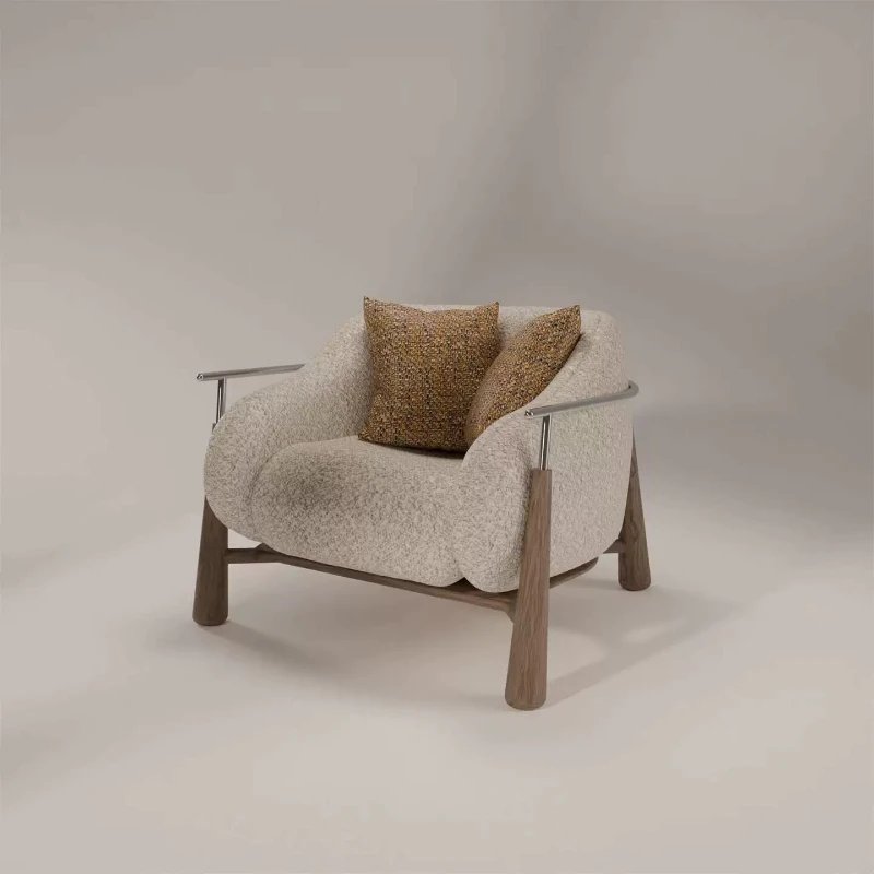 Fluffy Pliable Living Room Chairs Italian Makeup Aesthetic Solid Wood Living Room Chairs Bauhaus Art Sillas Home Furniture