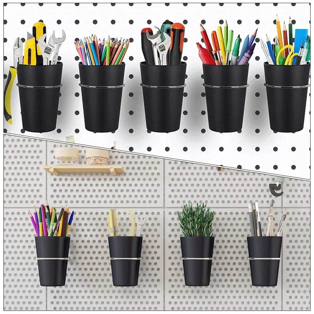 

5 Sets Peg Board Organizer Hook Kit Pegboard Accessories Tool Organizers and Storage Cups Small Parts Workshop for Craft Room