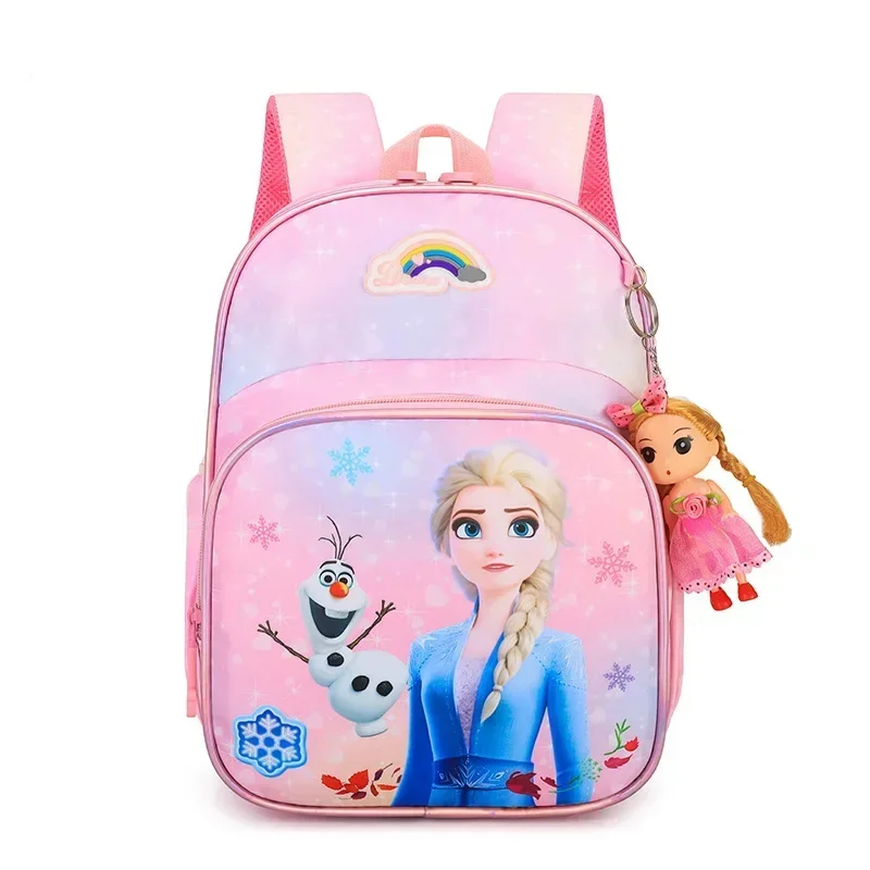 

Disney Frozen Elsa Preschool Schoolbag Cartoon Princess Backpack Boy Girl Baby Shoulder Bag New Handbag