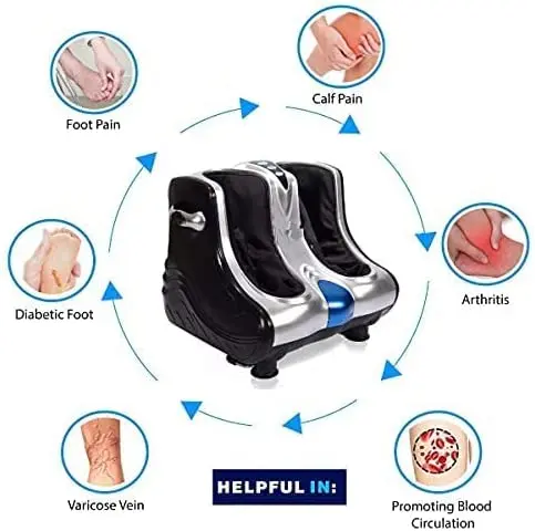 Vendita calda Strumento elettrico per il relax del piede Shiatsu Dispositivo per impastare completamente avvolgente con funzione di riscaldamento del telecomando Massaggiatore per le gambe