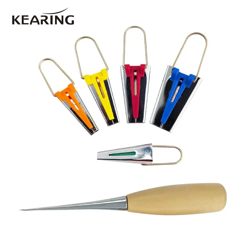 

Kearing Tape Maker Kit with Sewing Awl DIY Crafts Sewing Access 5 Sizes, 6mm, 9mm, 12mm, 18mm, 25mm