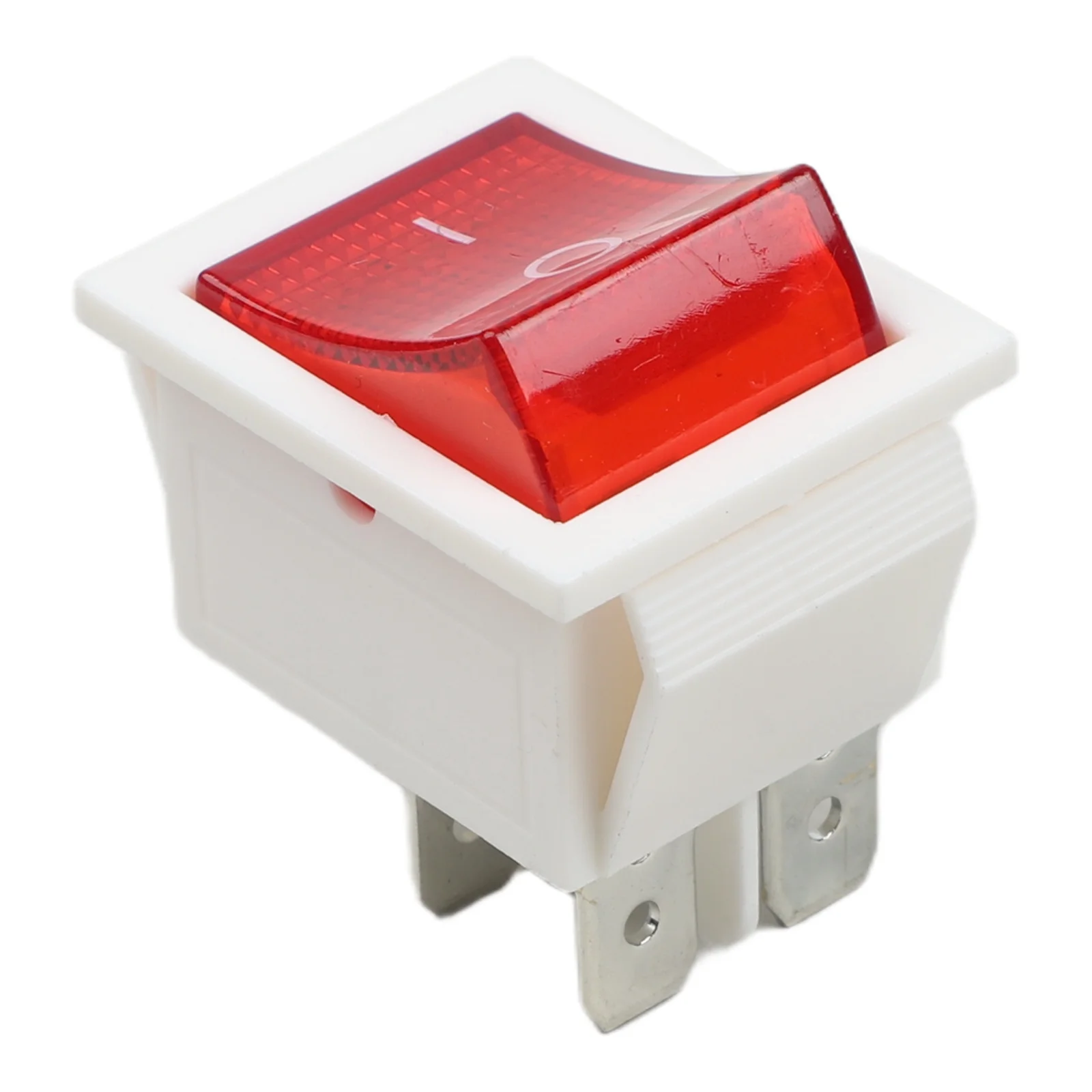 Rocker Switch 16A 240V 20A 125V Double Pole 4 Pin Illuminated ON OFF Switch Compatible with Various Electrical Systems