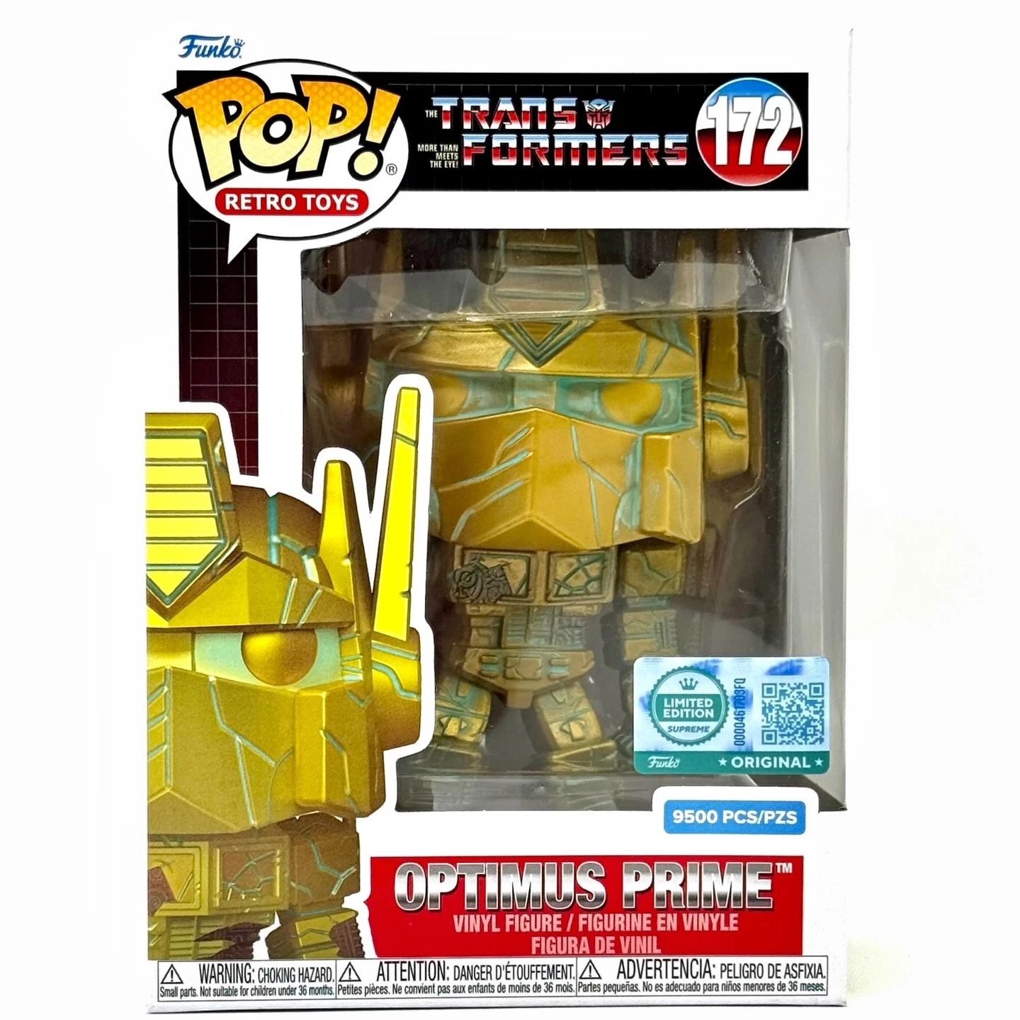 Funko Pop Transformers Optimus Prime Vinyl Figure 172 Official Licensed Limited 9500Pcs Collectible Decor Anime Gift For Fans
