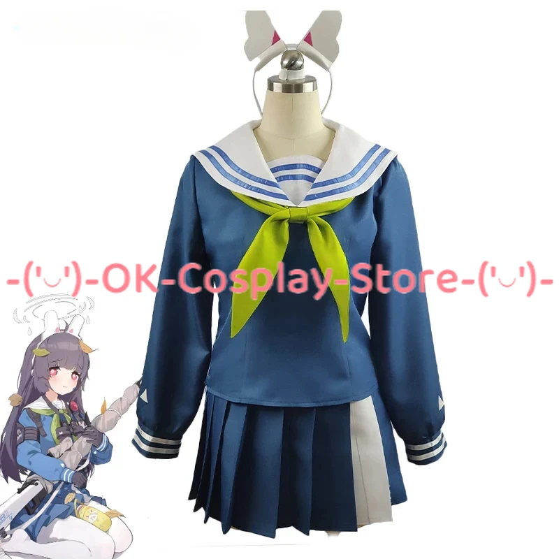 

EIME Game Blue Archive Kasumizawa Miyu Cosplay Costume Women Cute Sailor Dress Party Suit Halloween JK Uniforms Custom Made