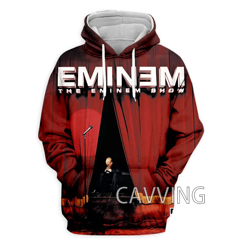 CAVVING 3D Printed  Eminem  Fashion Hoodies Hooded Sweatshirts Harajuku  Tops Clothing for Women/men   H01