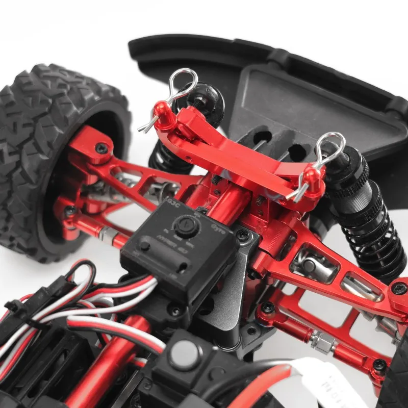 A63T-For MJX 1/14 Scale RC Car Front Rear Shell Support Pillars Kit- Upgrade Parts Included